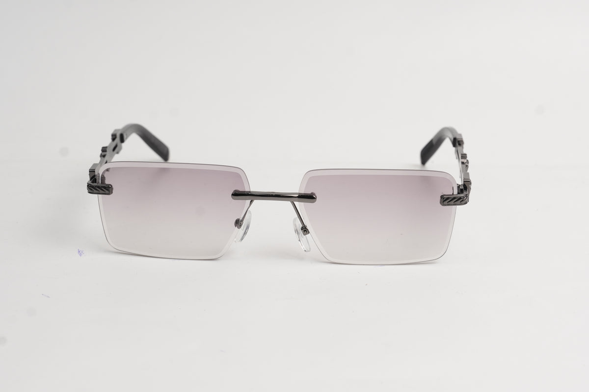 VERSACE-V1-Rimless-Rectangle-Metal-Sunglasses