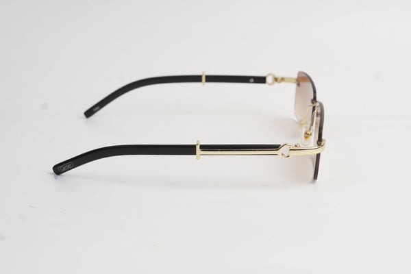 Cartier-Rimless-Metal-Rectangle-Sunglasses