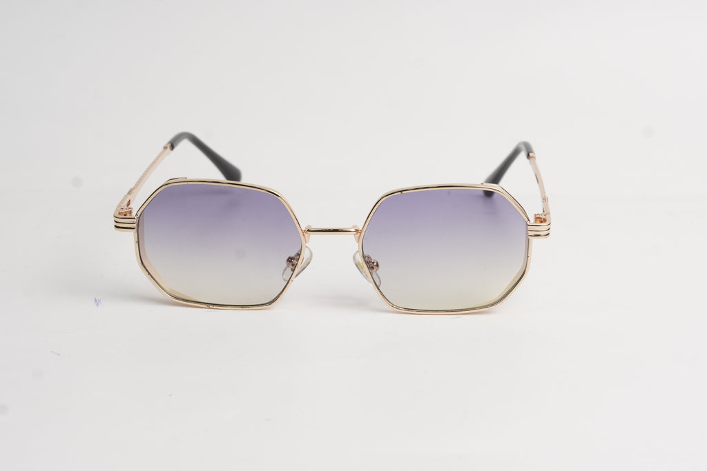 OLD MONEY-Metal-Slim-Hexagon-Sunglasses