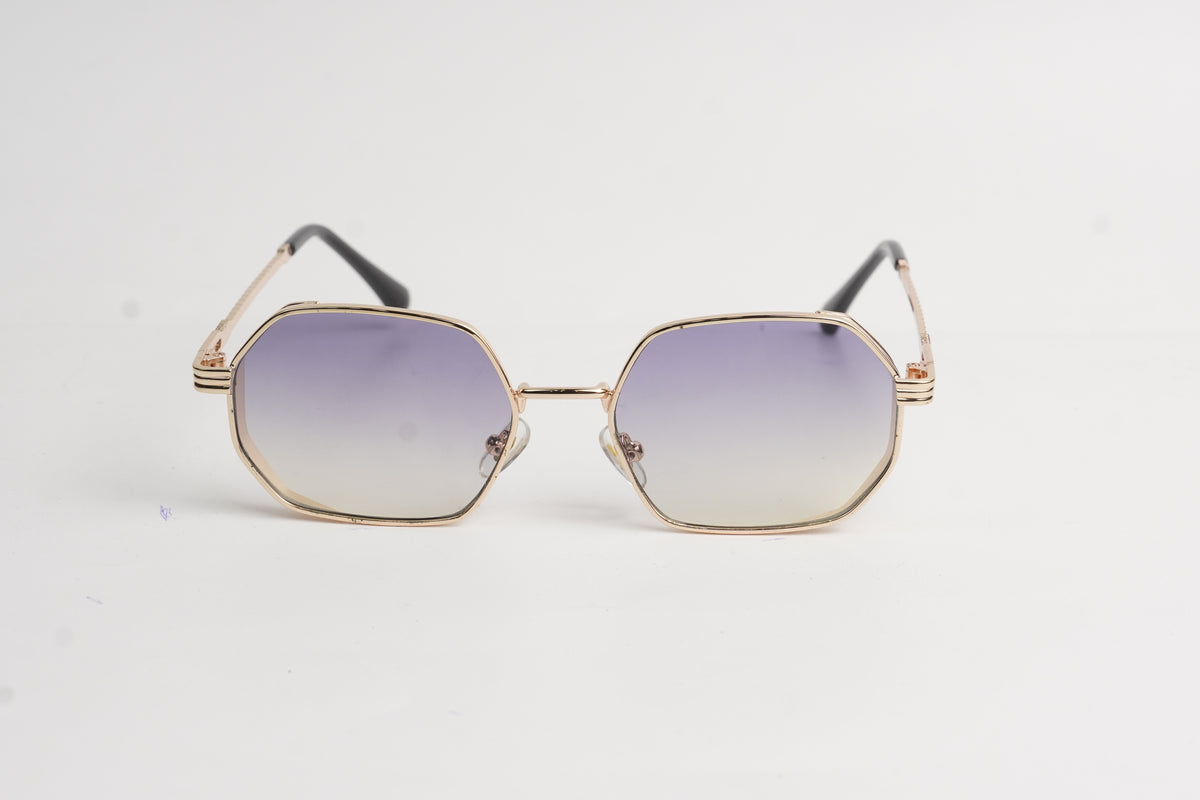 OLD MONEY-Metal-Slim-Hexagon-Sunglasses