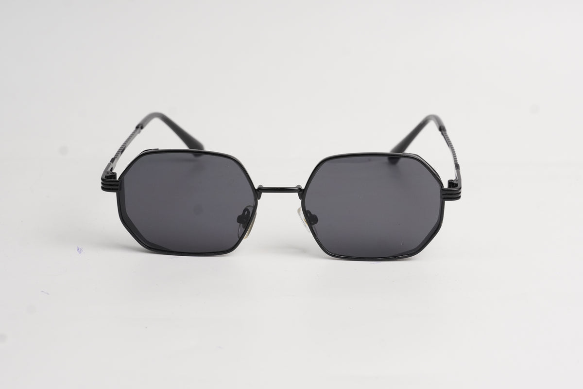 OLD MONEY-Metal-Slim-Hexagon-Sunglasses