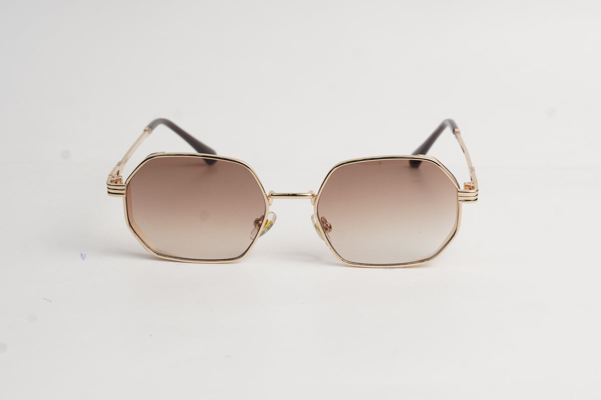 OLD MONEY-Metal-Slim-Hexagon-Sunglasses