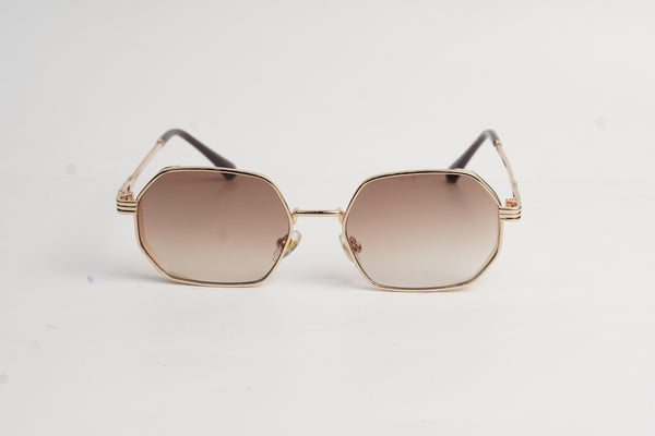OLD MONEY-Metal-Slim-Hexagon-Sunglasses