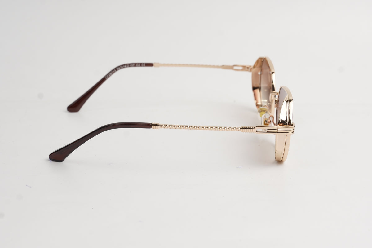 OLD MONEY-Metal-Slim-Hexagon-Sunglasses