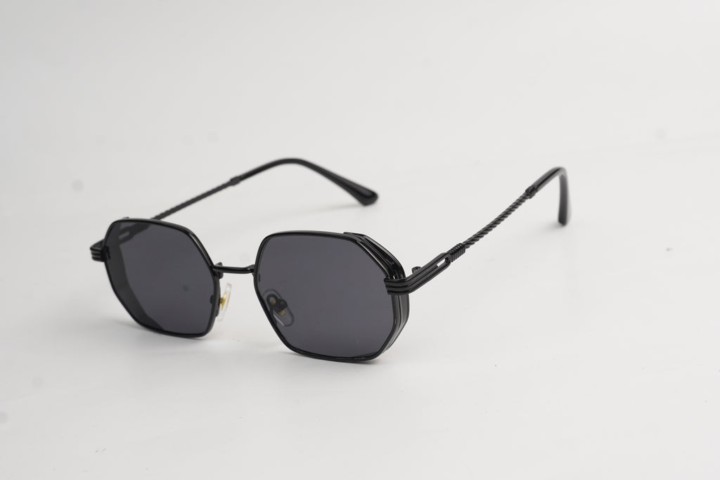 OLD MONEY-Metal-Slim-Hexagon-Sunglasses