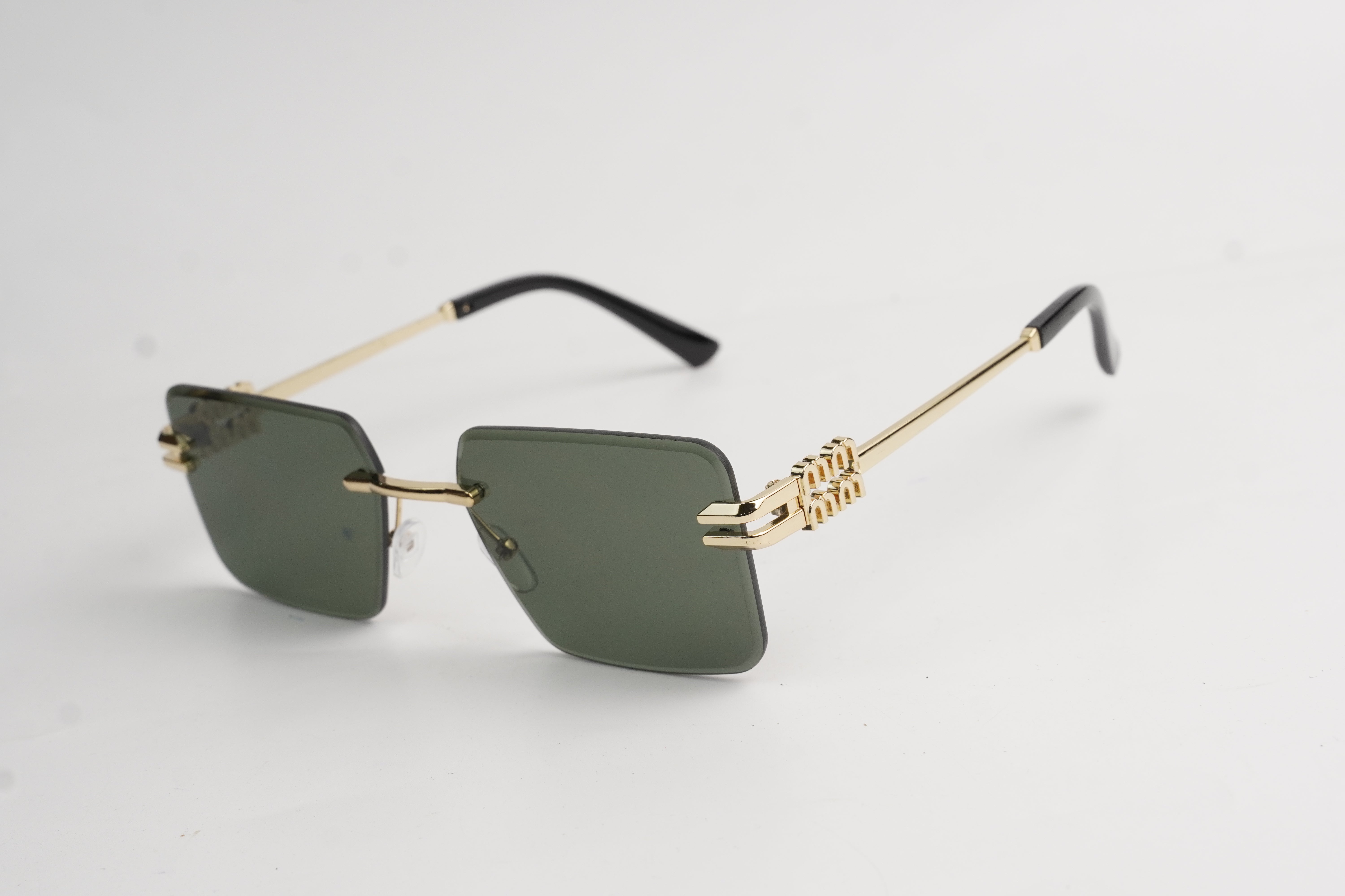 Fendi-F1-Rimless-Metal-Rectangle-Sunglasses Secondary image