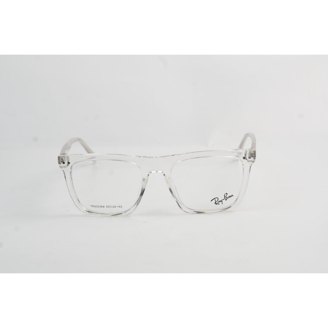 Rayban-0006-Transparent-Acetate-square-screen protection Secondary image