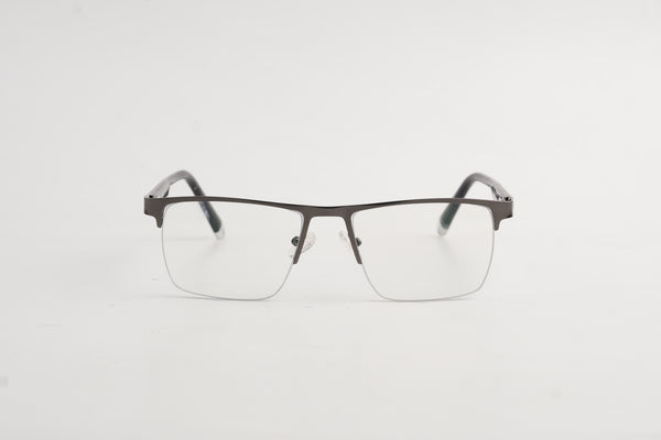 David Jacob-8008-Half Rimless-Rectangle-Metal