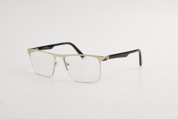 David Jacob-8008-Half Rimless-Rectangle-Metal