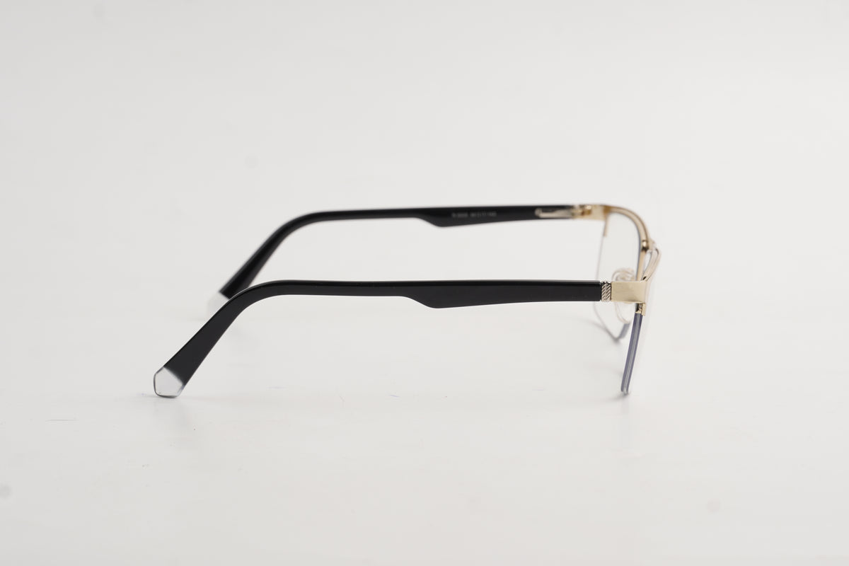 David Jacob-8008-Half Rimless-Rectangle-Metal