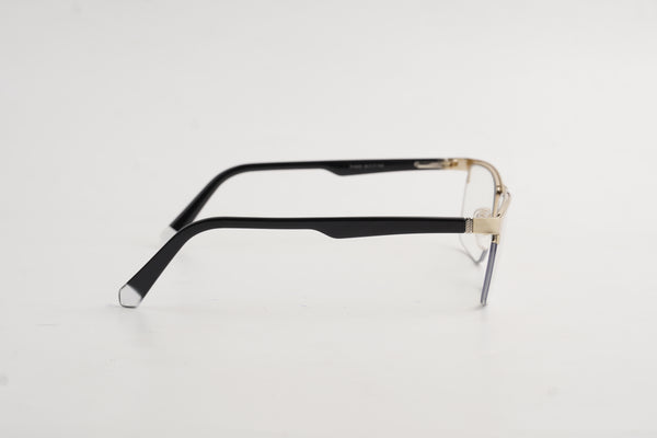 David Jacob-8008-Half Rimless-Rectangle-Metal