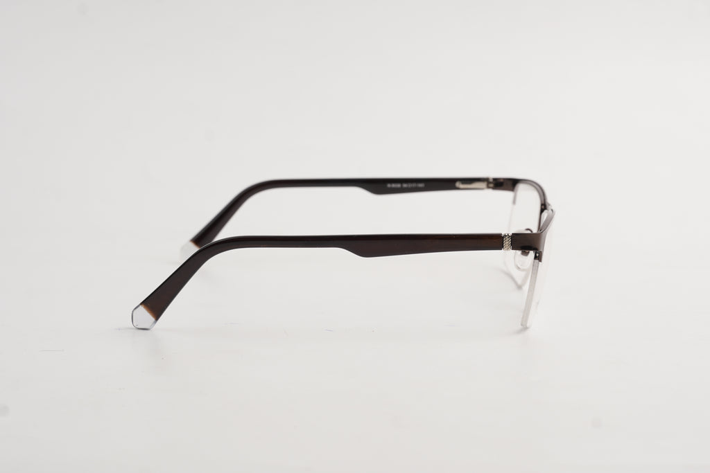 David Jacob-8008-Half Rimless-Rectangle-Metal