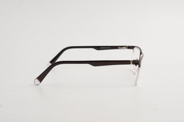 David Jacob-8008-Half Rimless-Rectangle-Metal