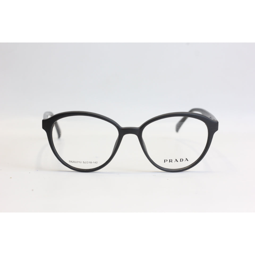 Prada-0007-shine Black-Cat eye-Acetate-Screen protection Secondary image