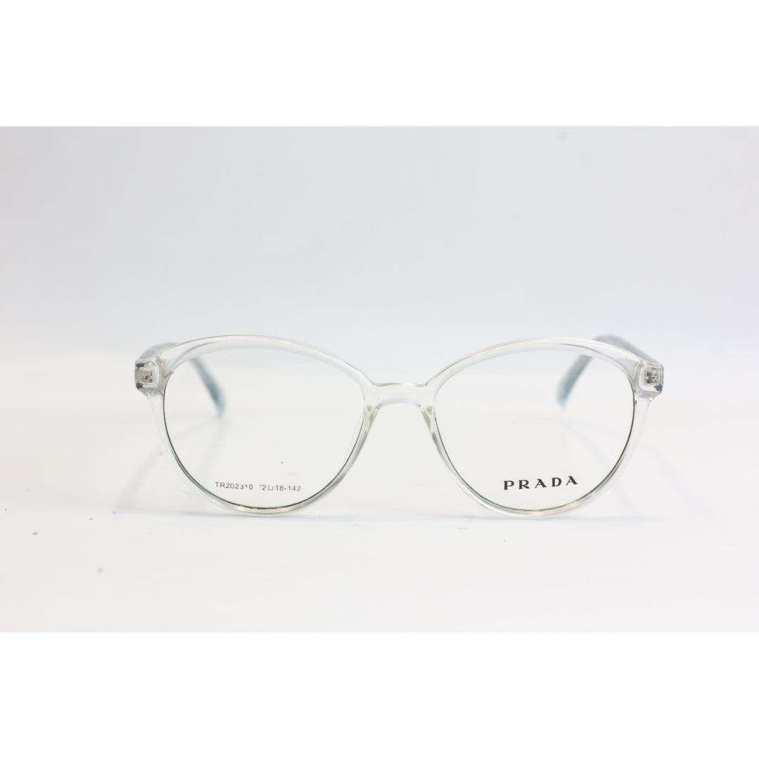 Prada-0007-Transparent-Green-Acetate-Cateye-Screen protection Secondary image
