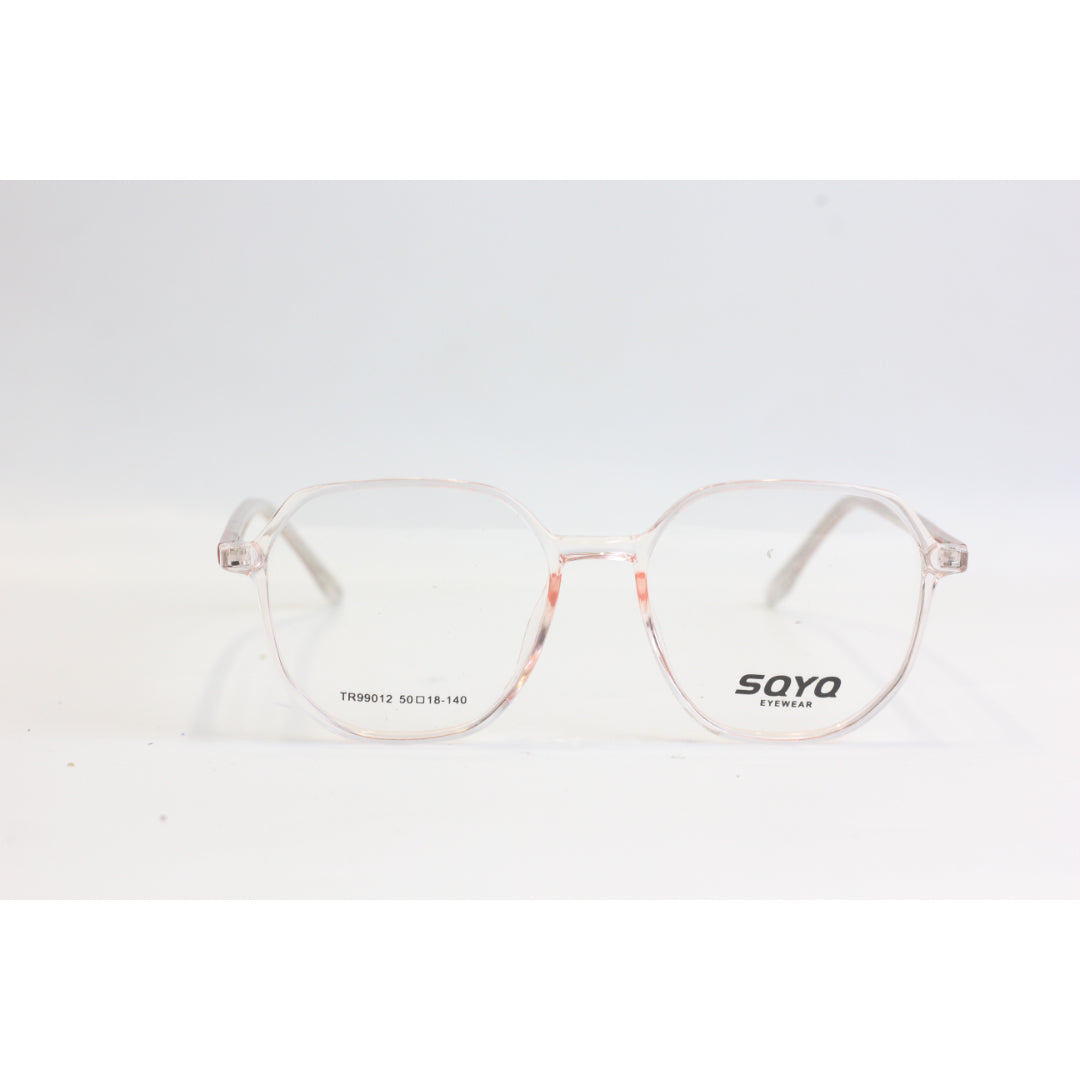 SQYQ-0018-Pink-Transparent-TR90-Big Square-Screen protection Secondary image