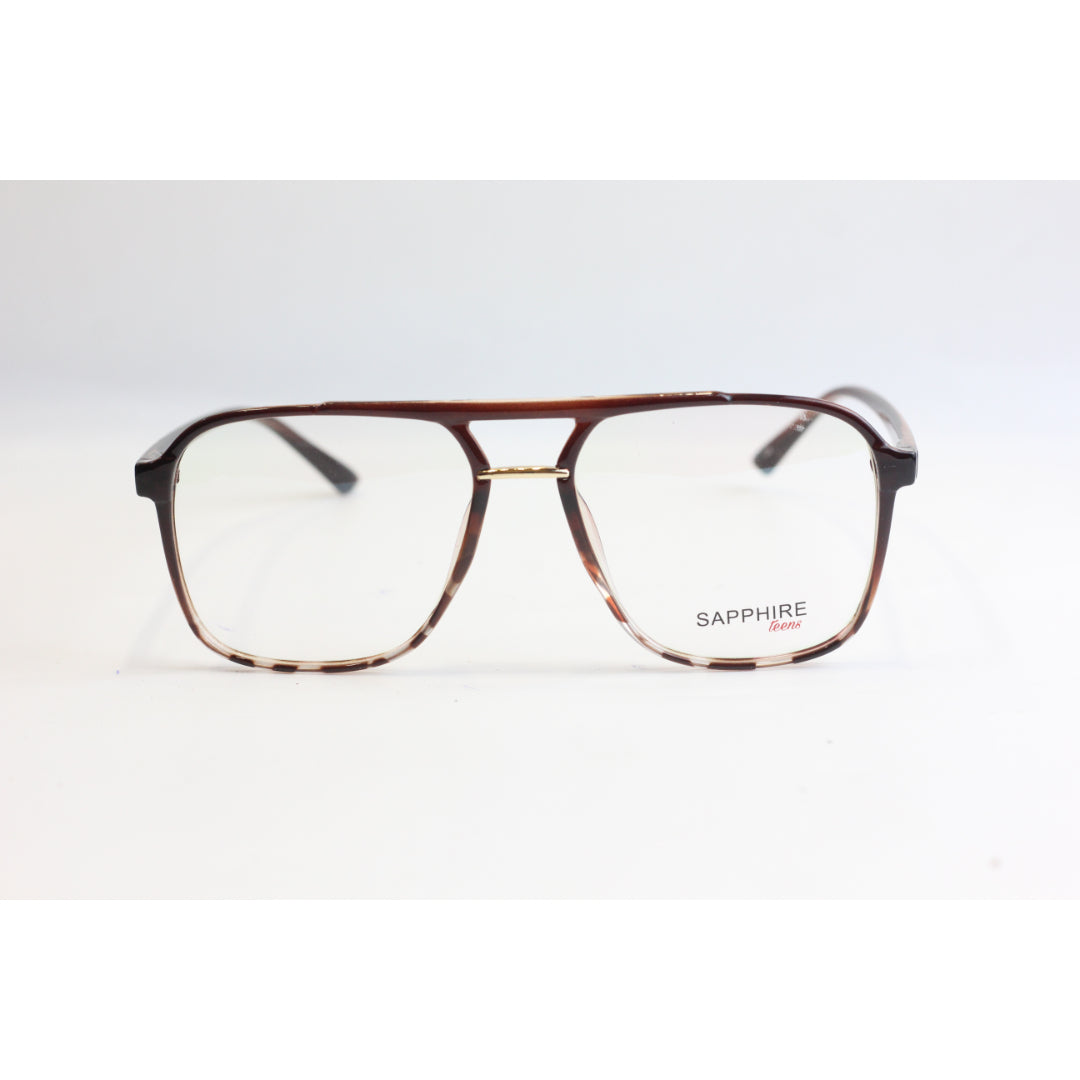 Sapphire-0026-Brown-Tortoise-Double bridge-TR-square-Screen protection Secondary image