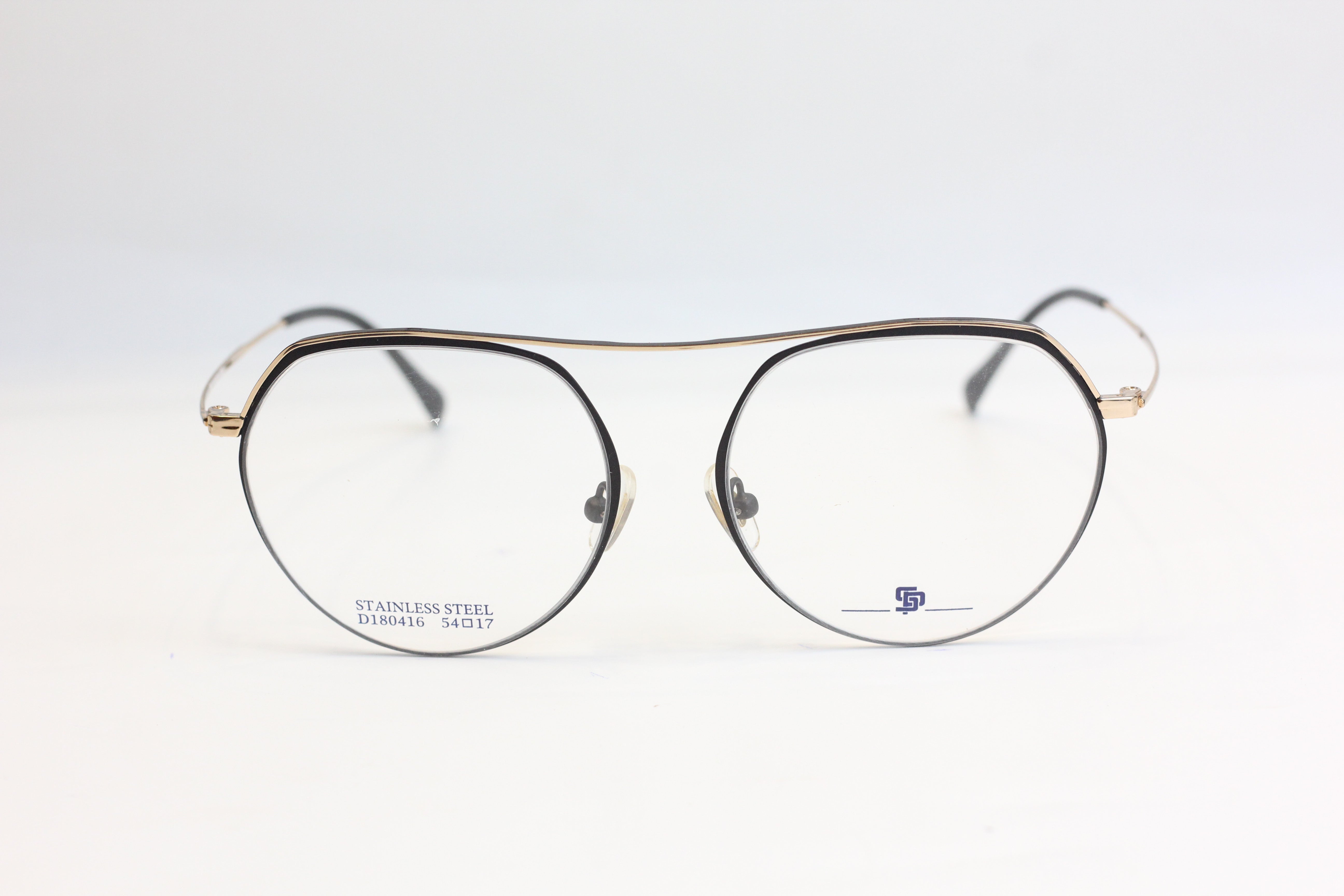 Slim&sleek-0047-Round-Black-Gold-Metal Secondary image