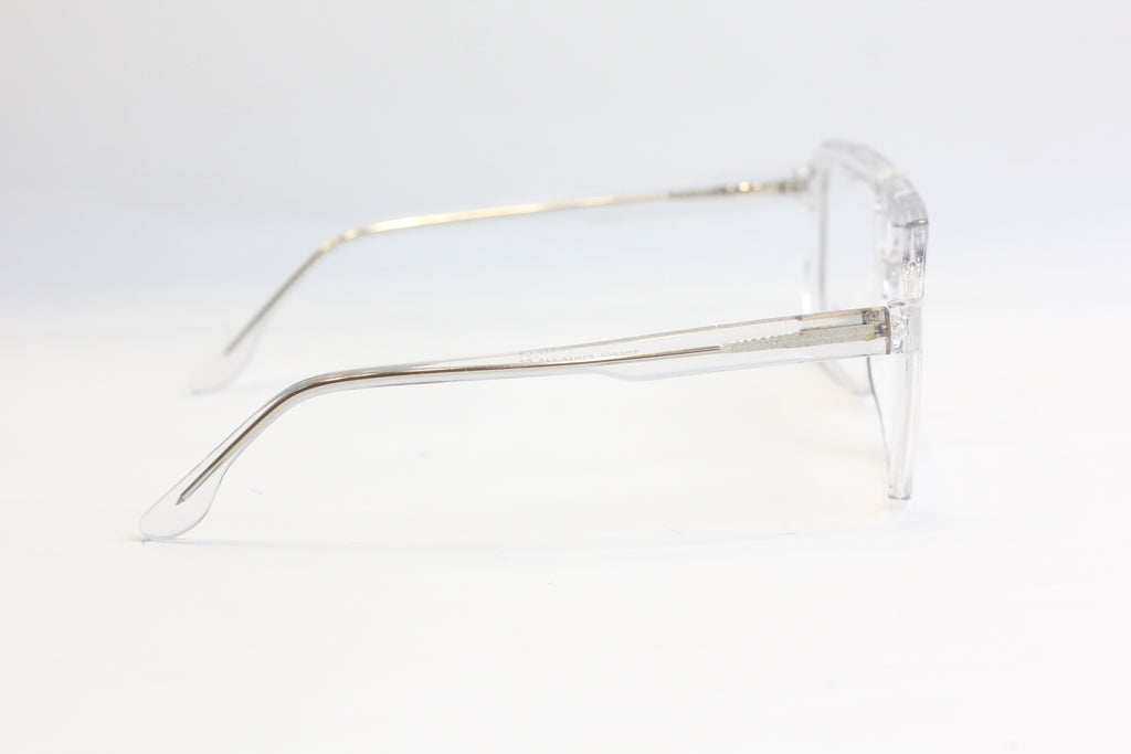 Bold-0042-Square-Transparent-Double Bridge-Acetate